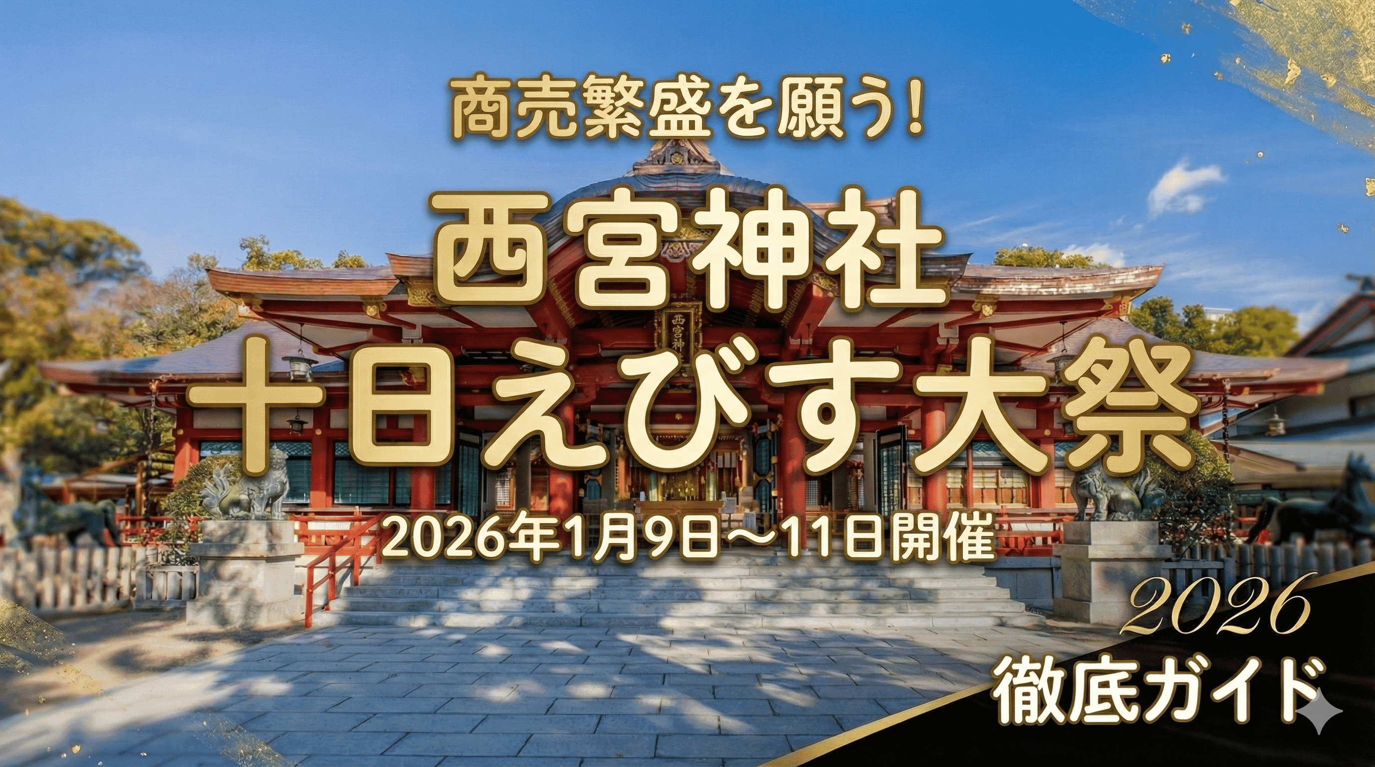 西宮神社 十日えびす2026 徹底ガイド:福男選び、アクセス、混雑回避策