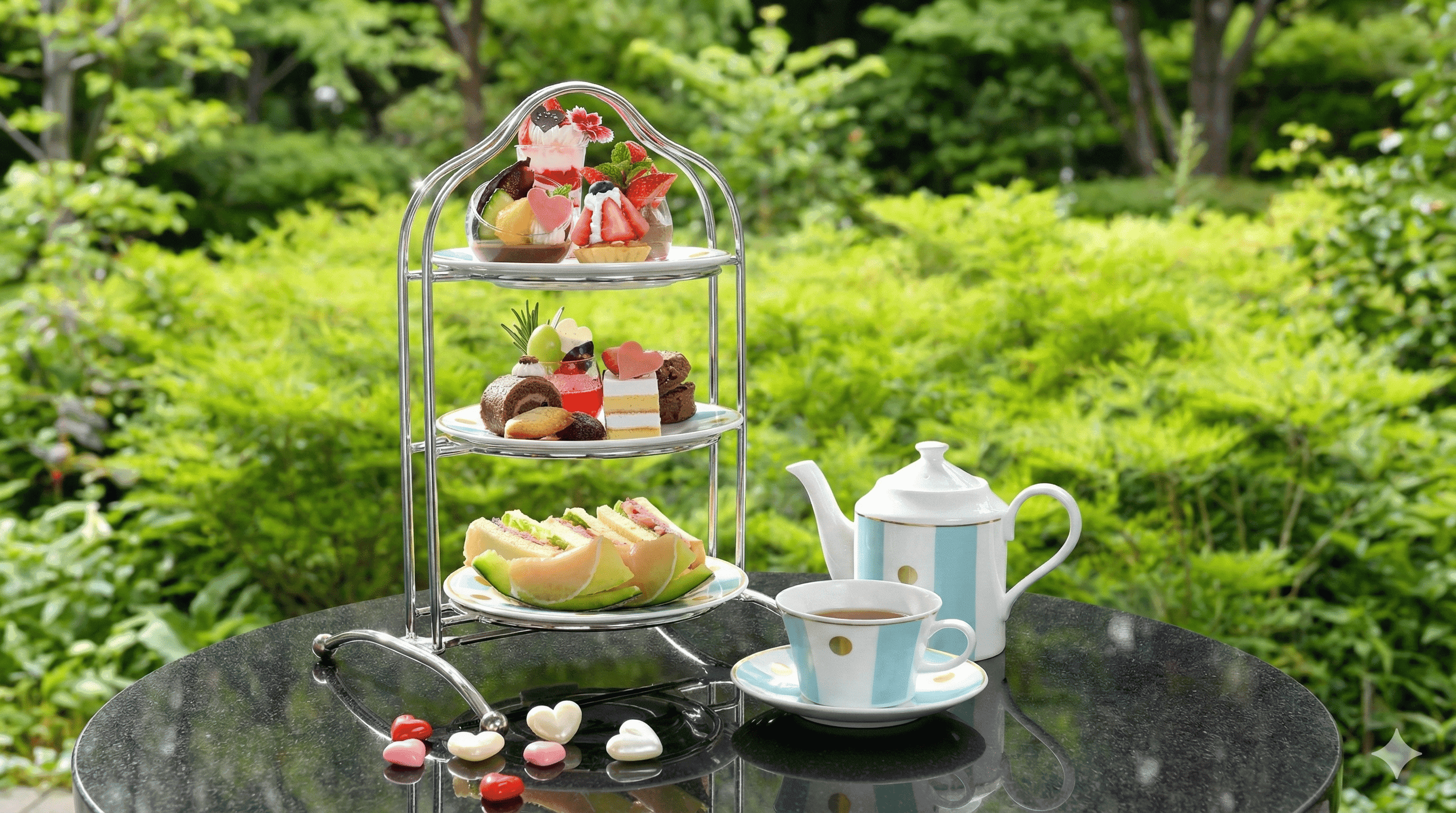 淡路島グランドニッコーで!チョコといちごのバレンタインアフタヌーンティー