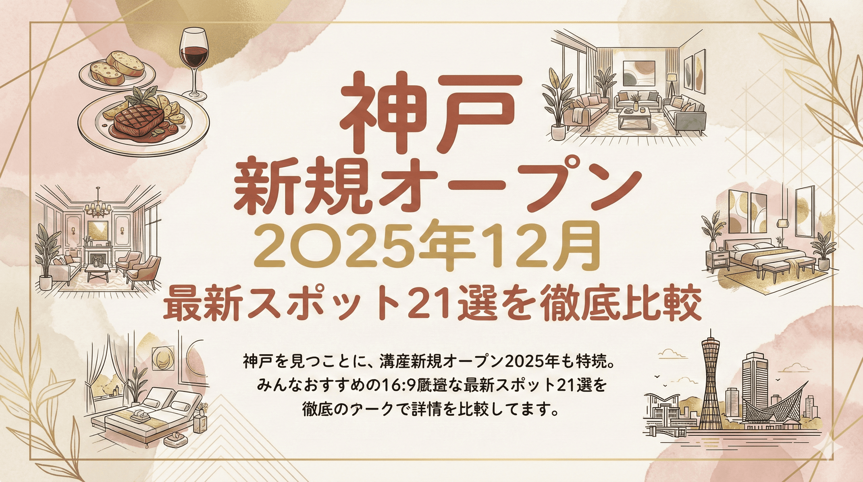 神戸 最新オープン21選!2025年12月話題の店を先取り