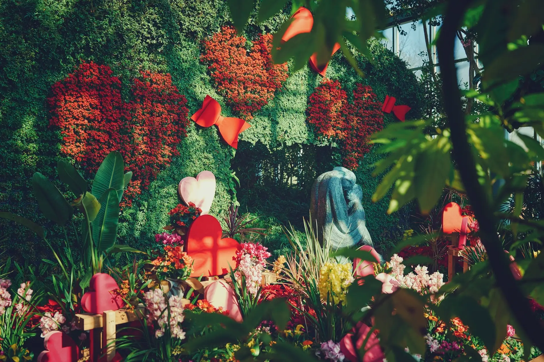 神戸布引ハーブ園「Winter Garden Fair 2026」ハートと花で温まる冬の庭園