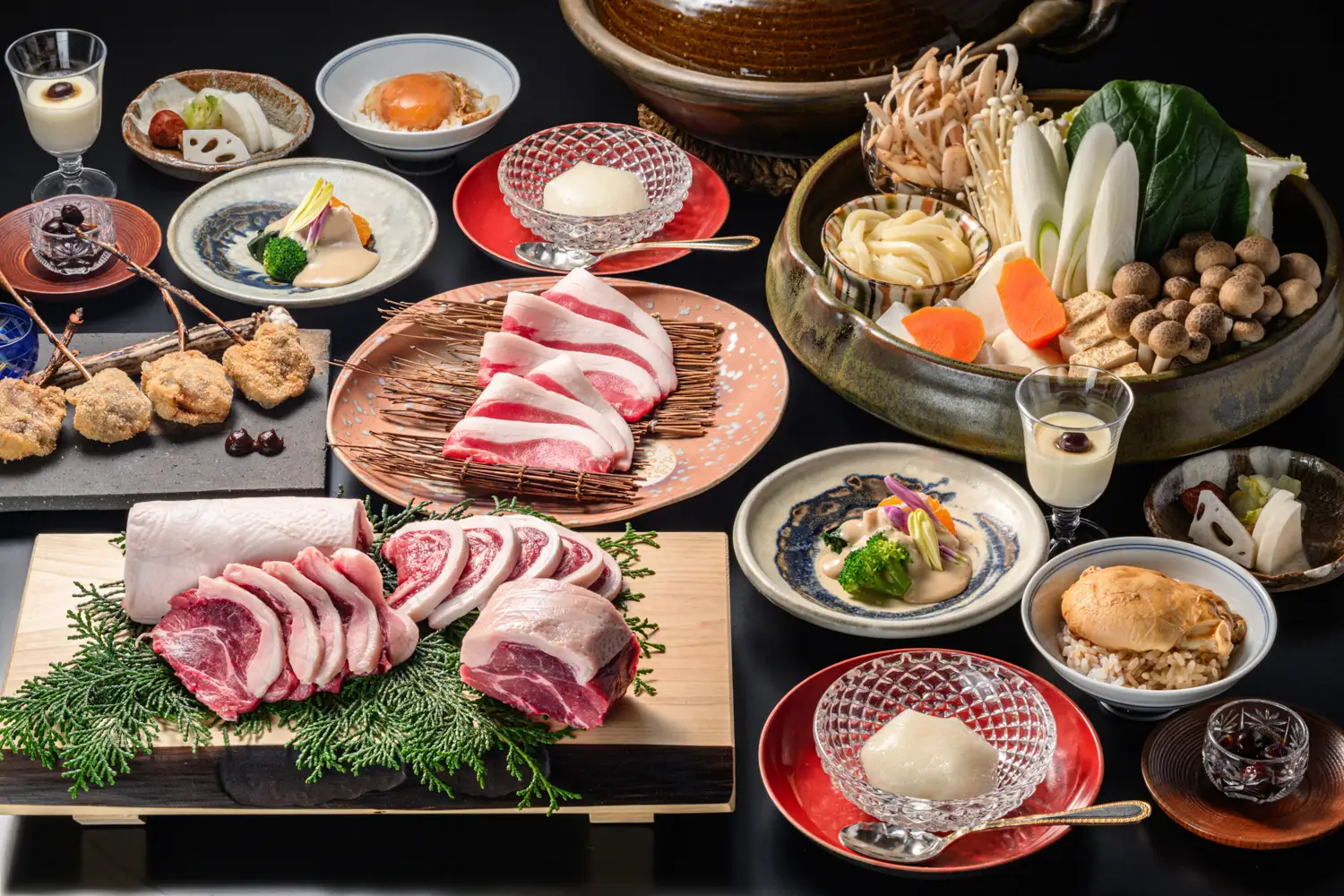 丹波篠山 近又、希少な小猪肉ぼたん鍋コースを期間限定で提供