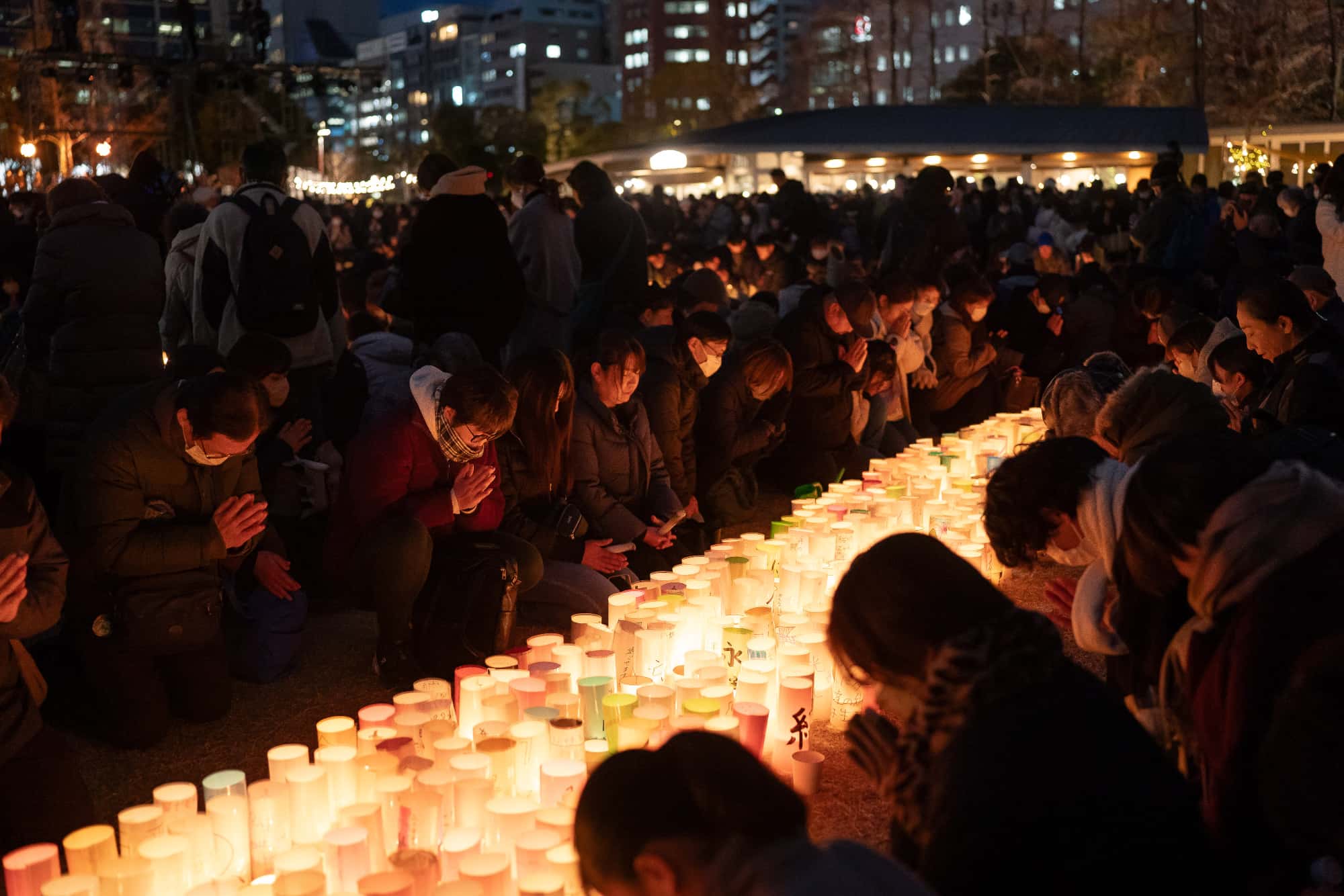 あの日から31年、神戸で灯る希望の灯り。1.17のつどい開催