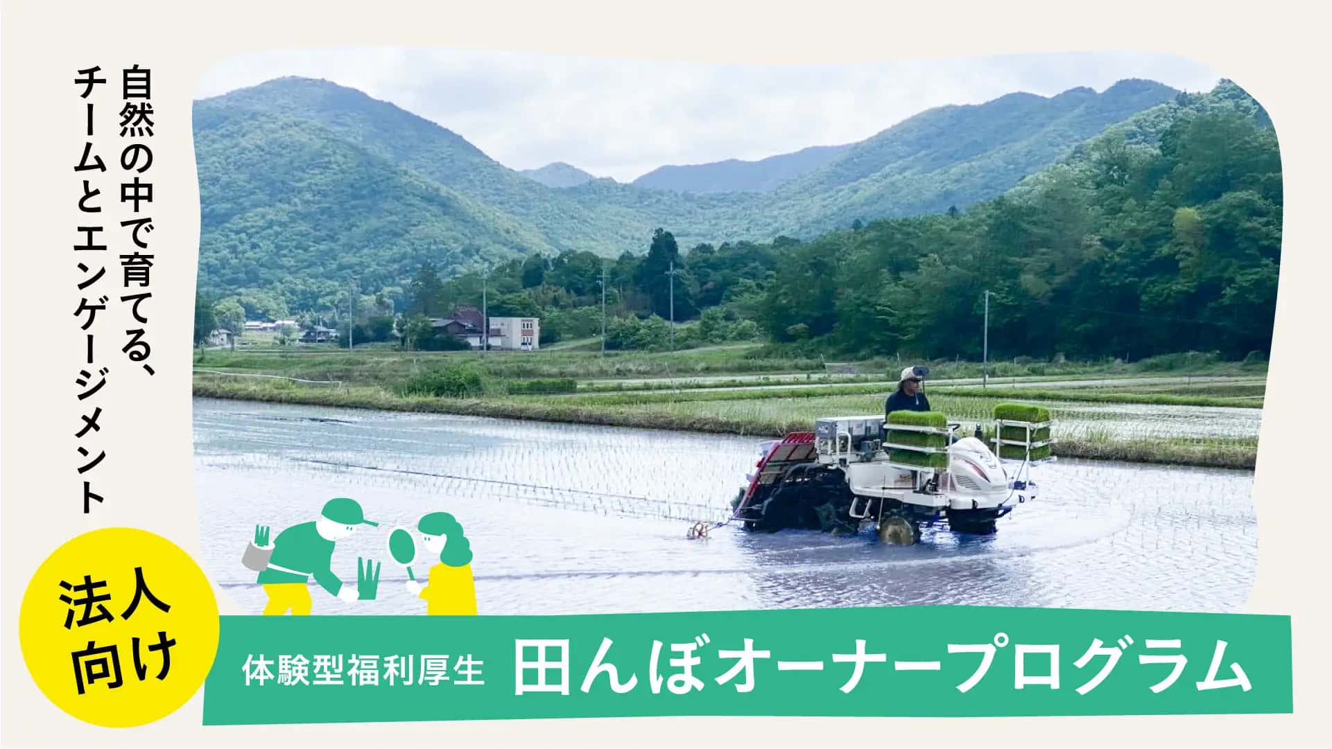 丹波篠山で法人向け田んぼオーナー制度開始!農業体験で福利厚生を充実