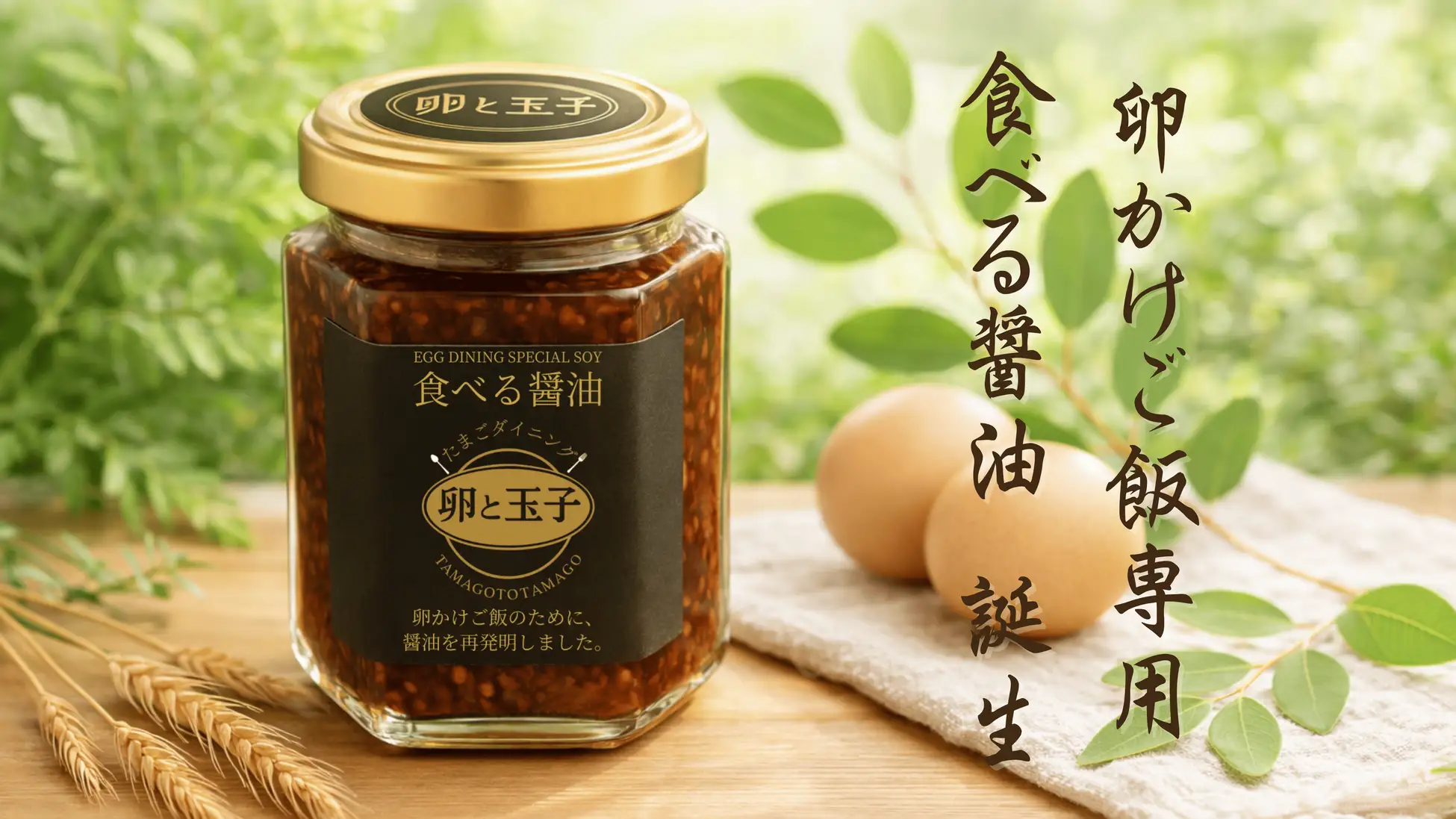 卵の甘み爆上げ!神戸発「食べる醤油」クラファンで話題沸騰