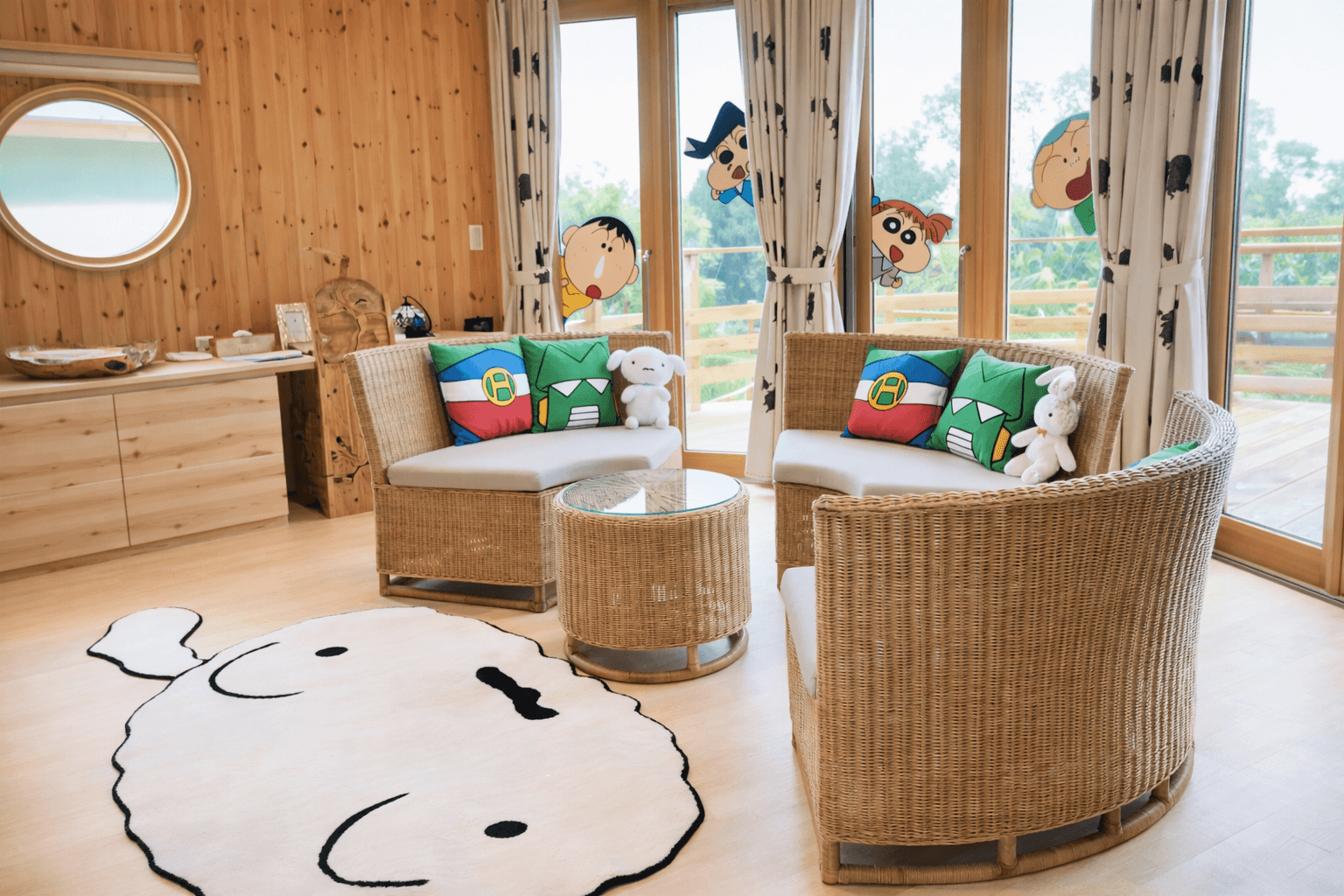 淡路島ニジゲンノモリ しんちゃんルーム宿泊者限定!ジップライン2回飛べる!