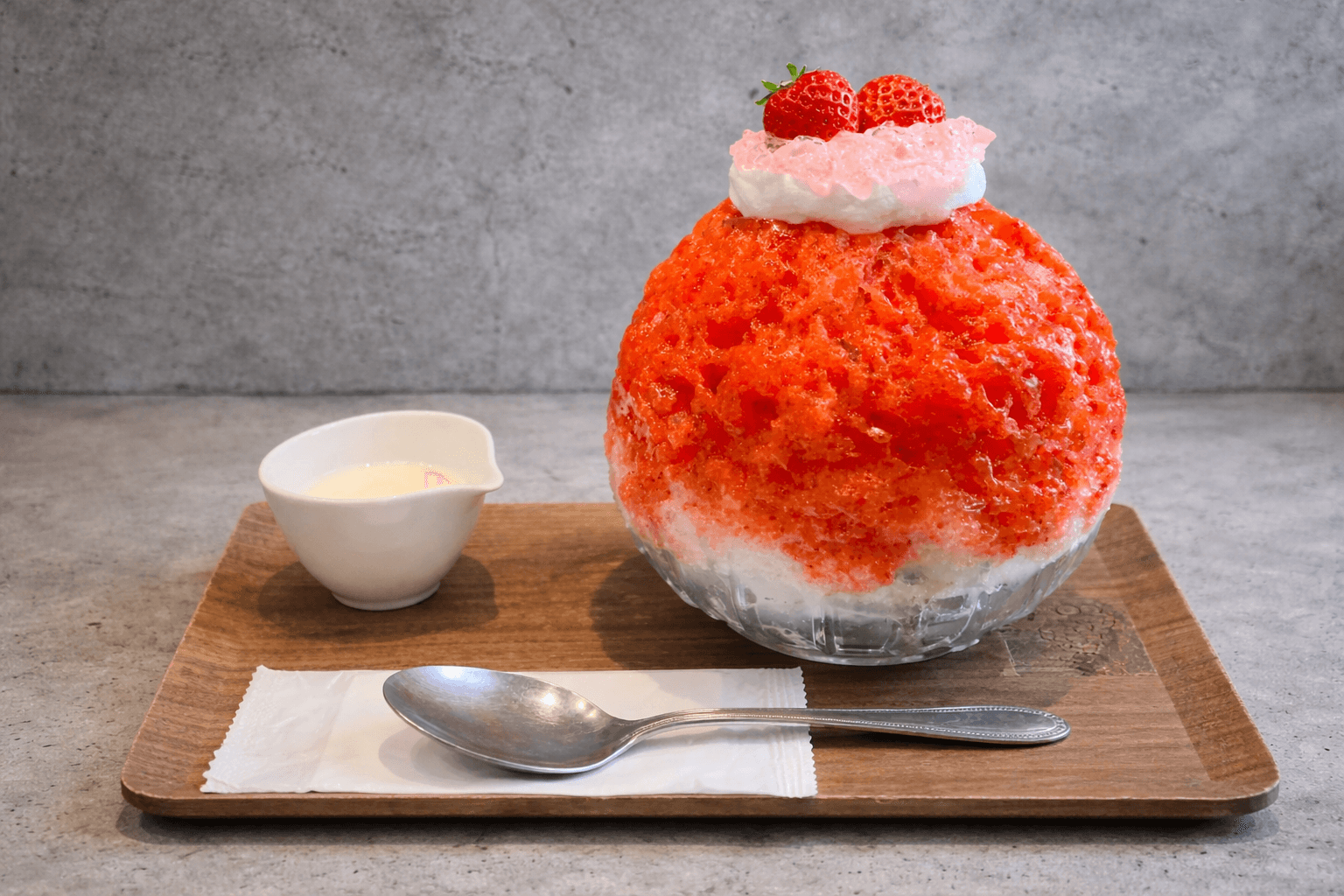 神戸南京町に新名物?行列かき氷「恋氷」2/18オープン