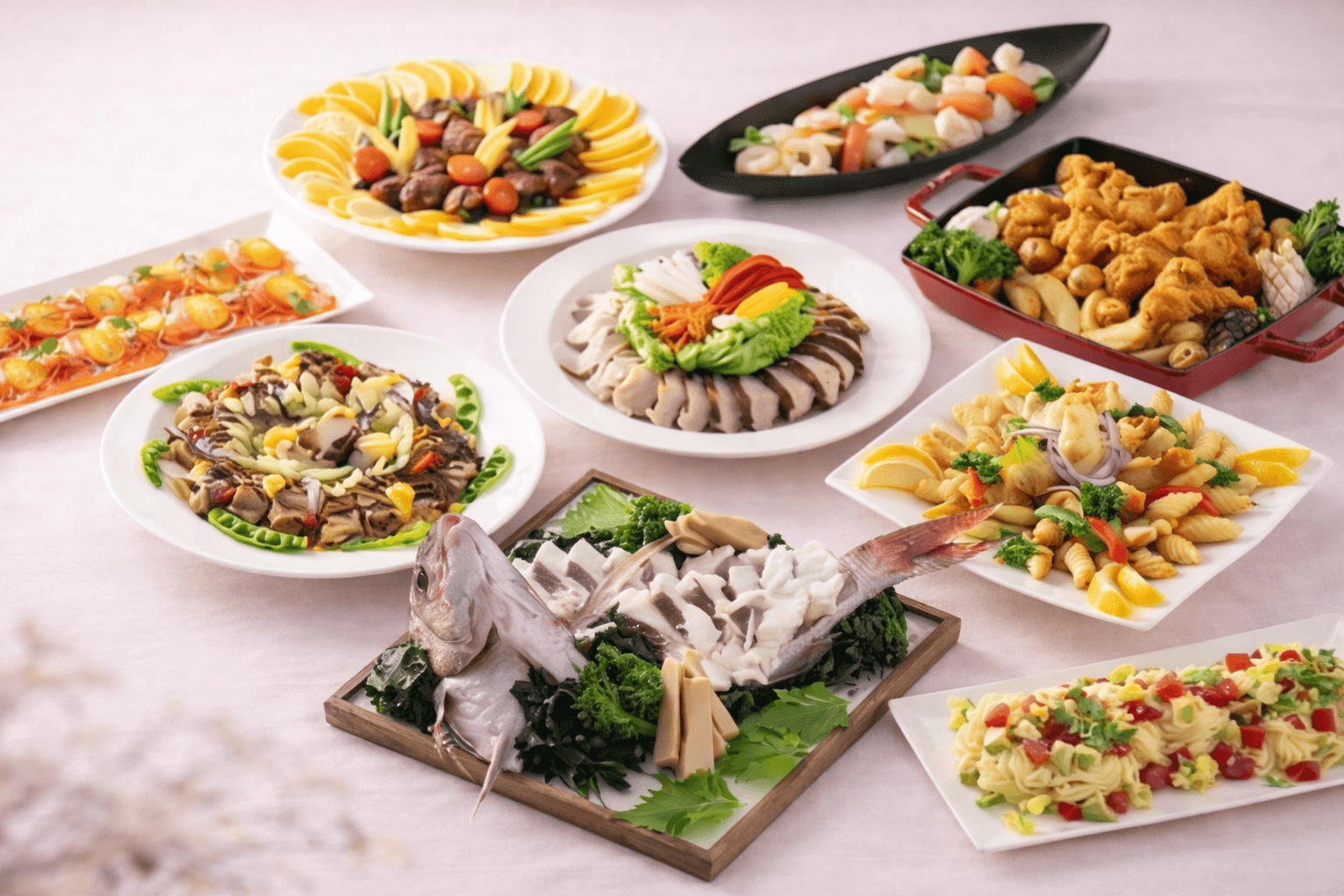 神戸須磨シーワールドホテル、春の味覚ブッフェ&水族館モチーフデザート3/1開始